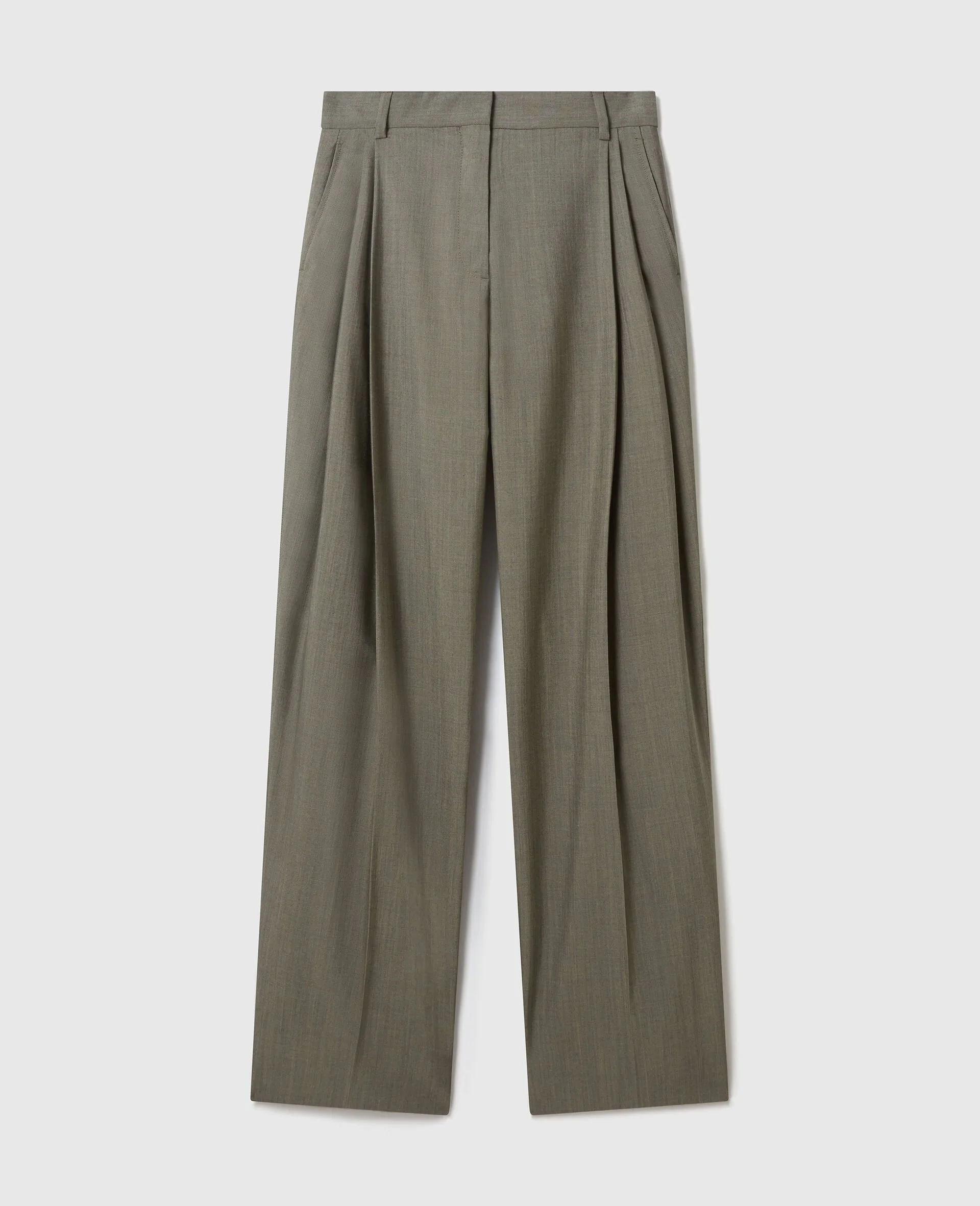 Tropical Lightweight Straight Trousers - 1