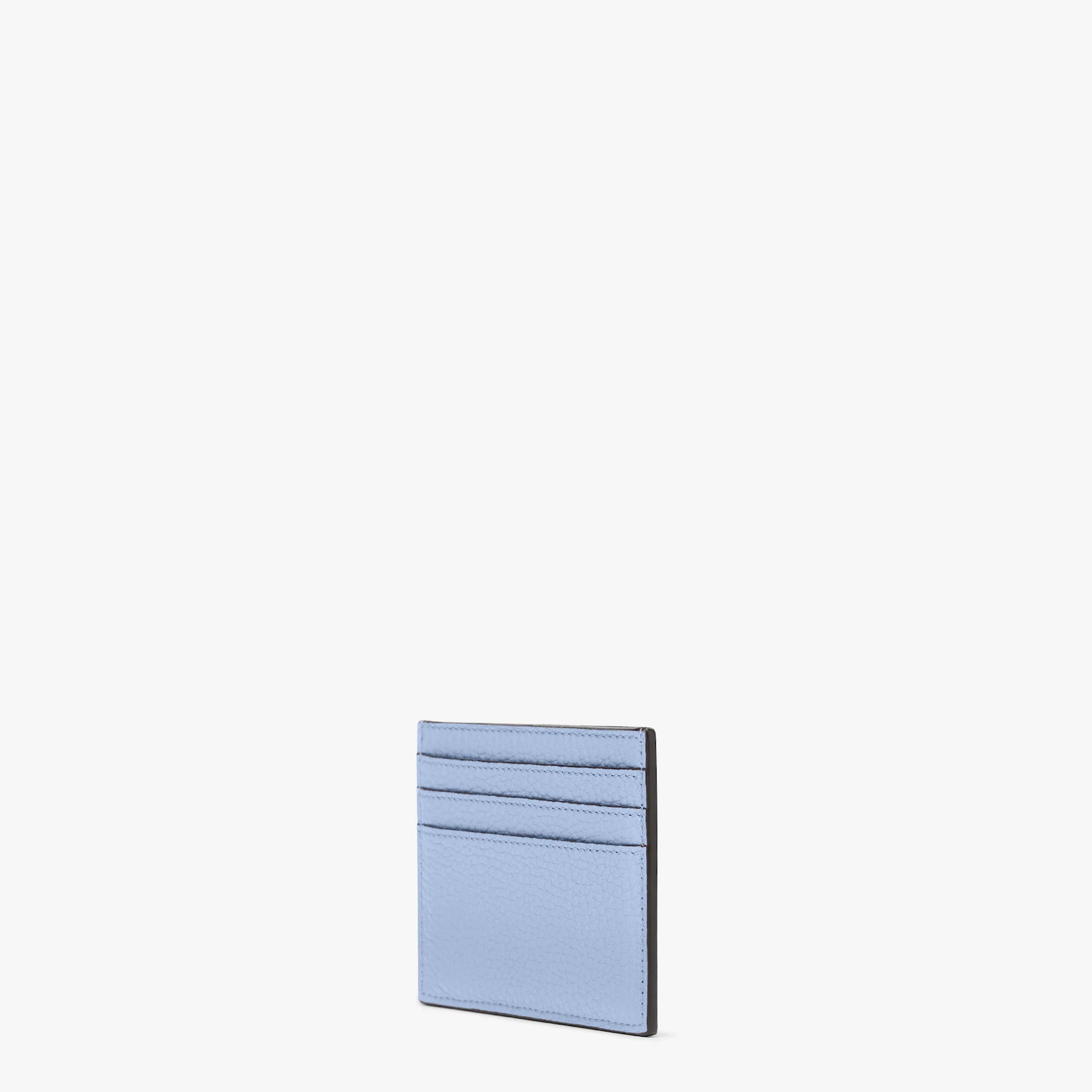 Light blue leather business card holder - 2