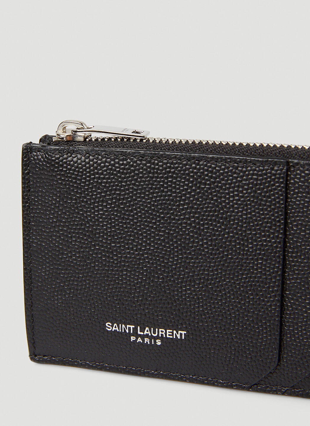 Saint Laurent Men Paris Fragments Zipped Cardholder - 4