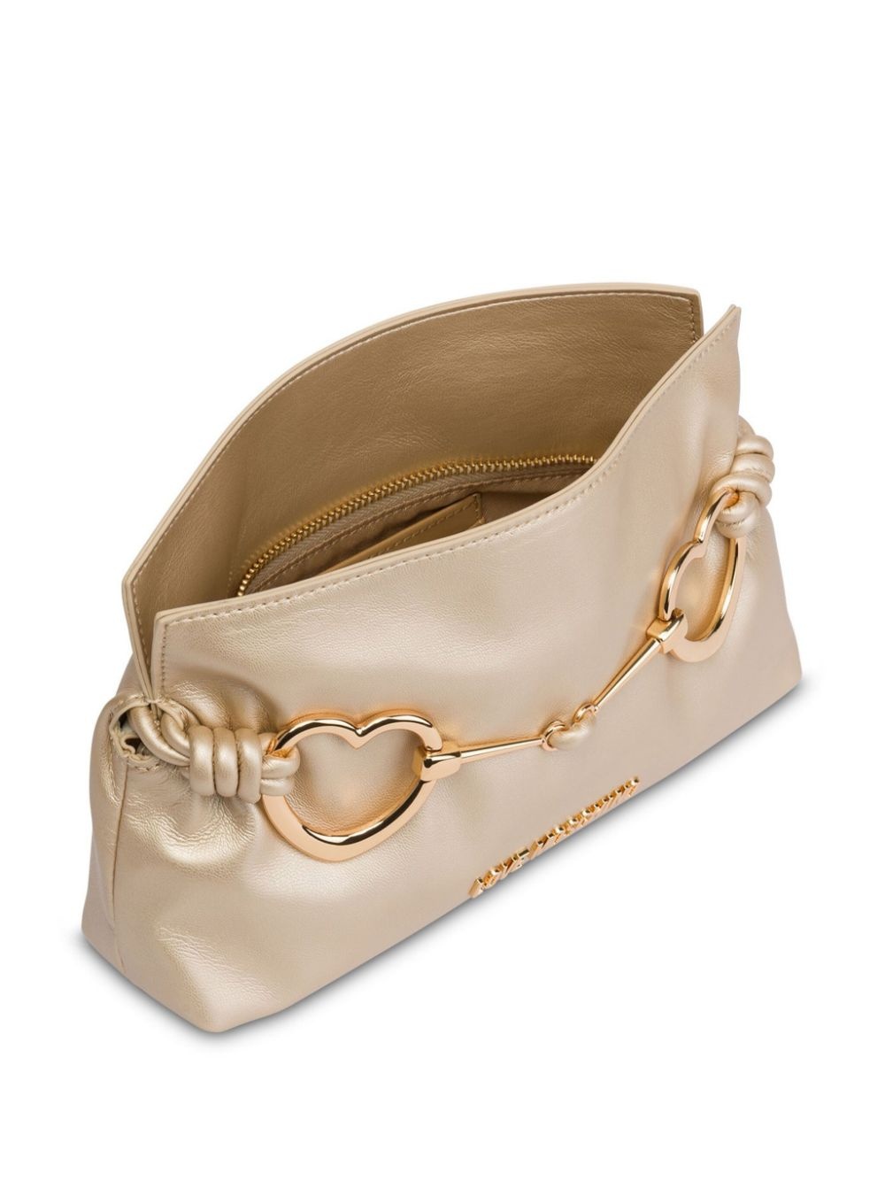 heart-plaque cross body bag - 3