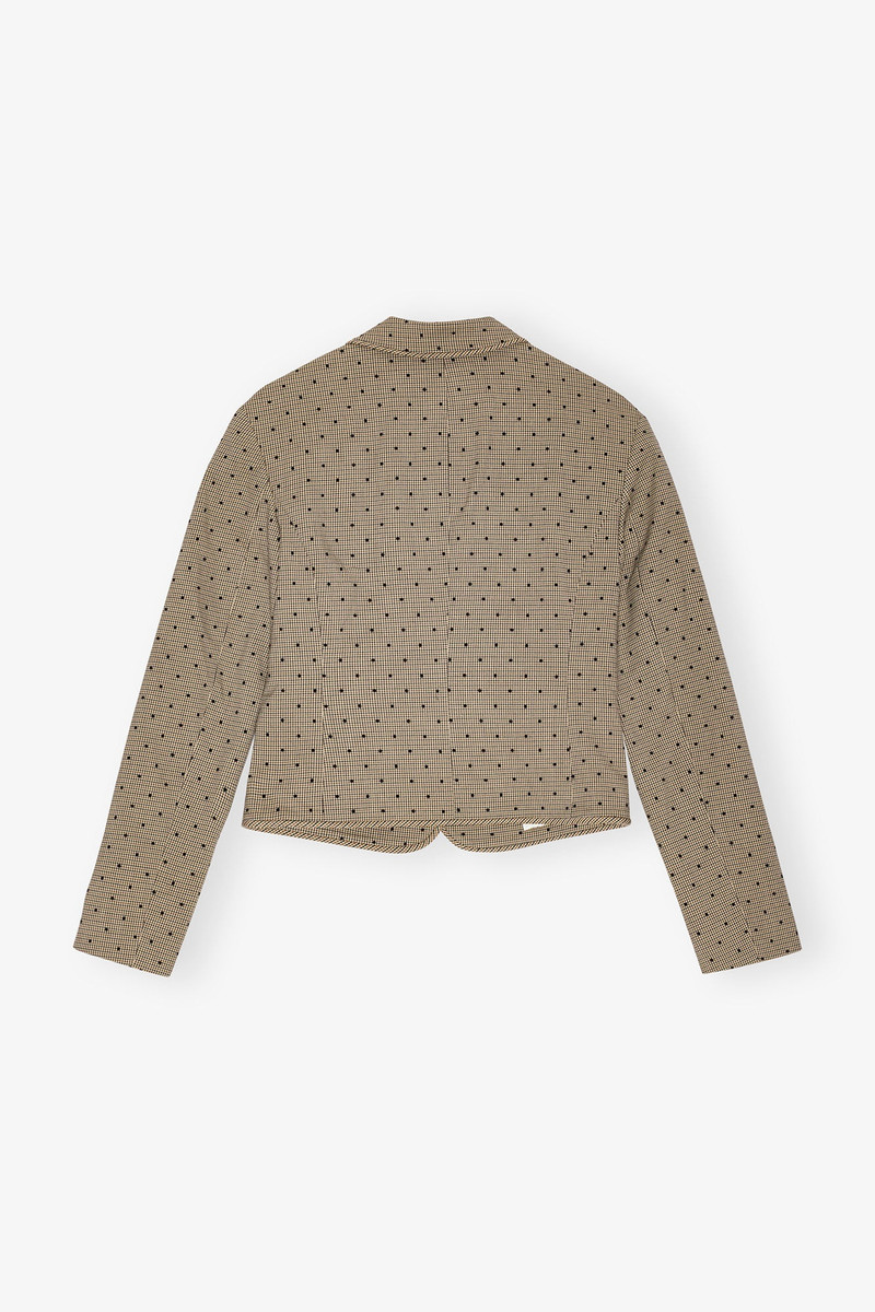 FLOCK CHECK SUITING BLAZER 6