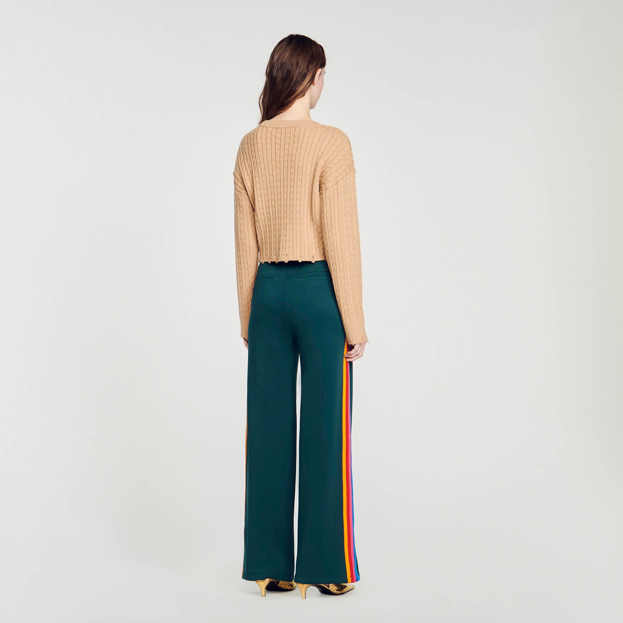 OVERSIZED CROPPED SWEATER - 6