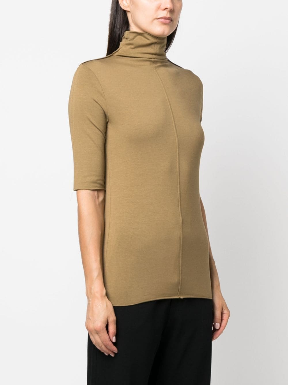 roll-neck half-sleeved T-shirt - 3