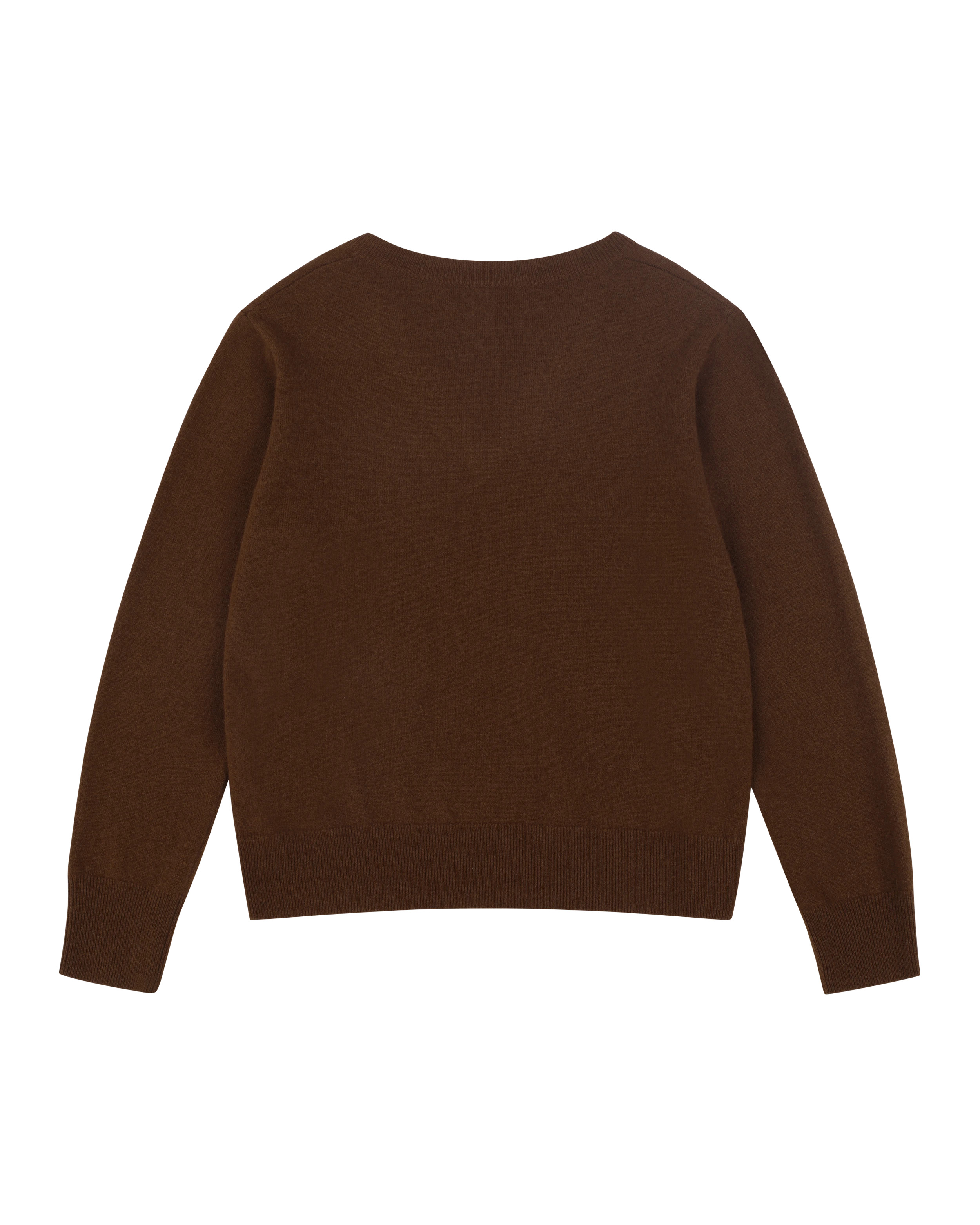 KNIT V-NECK CEDAR - 8