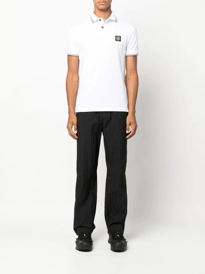 Stone Island Compass-patch polo shirt outlook