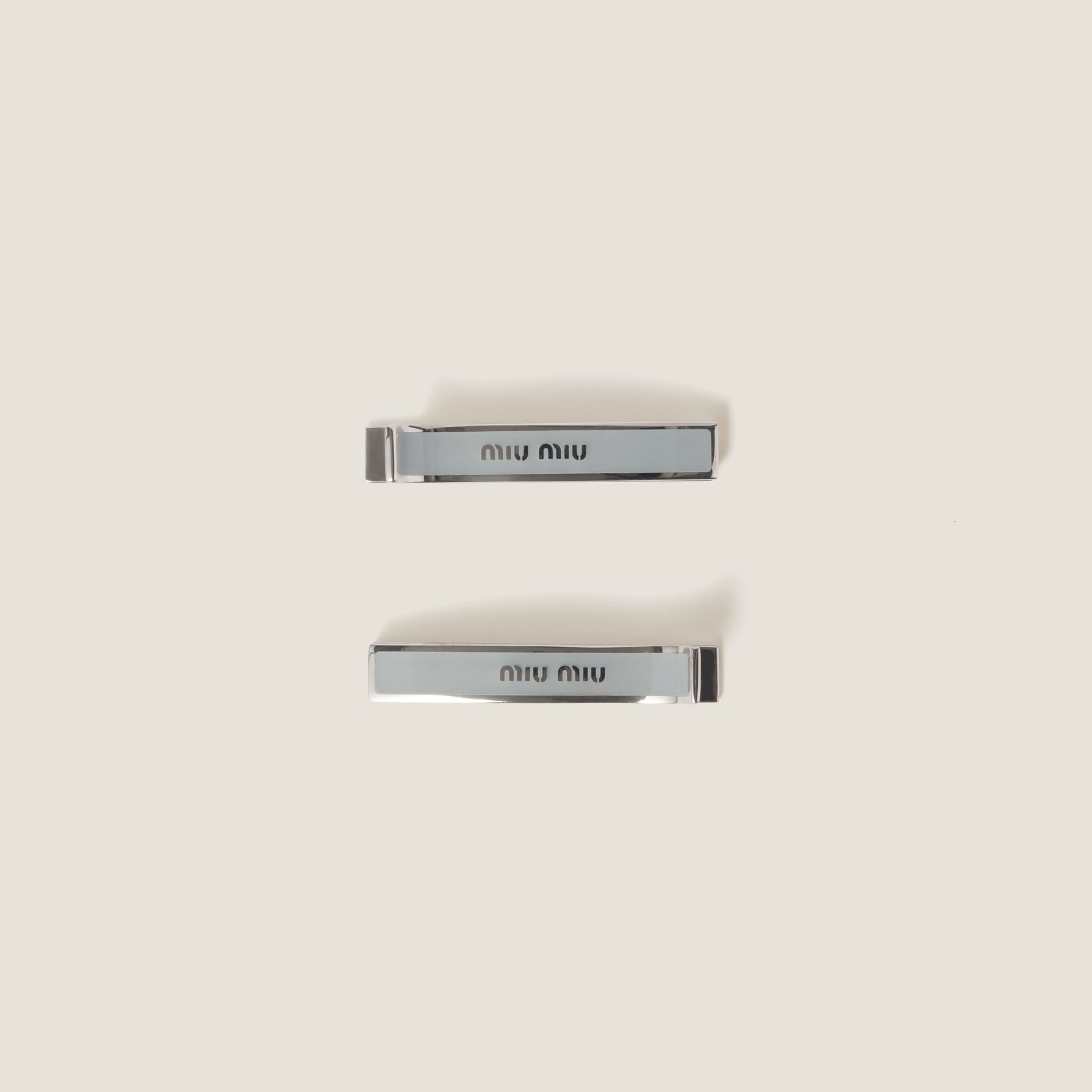 Enameled metal hair clips 1