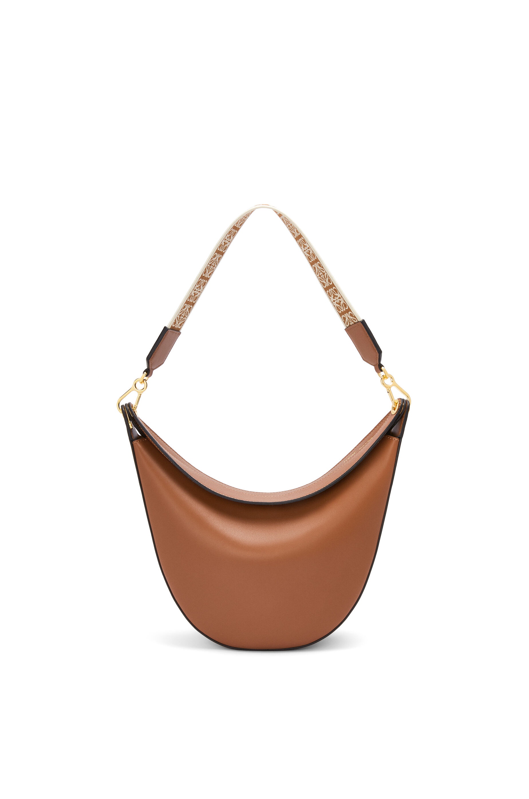LOEWE Luna bag in satin calfskin and jacquard - 1