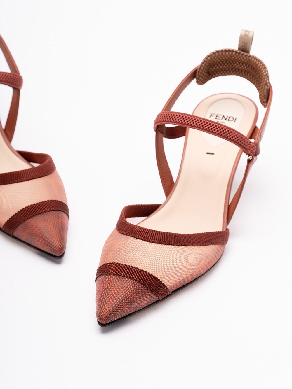 Fendi Women `Colibrì` Medium-Heeled Slingbacks - 5