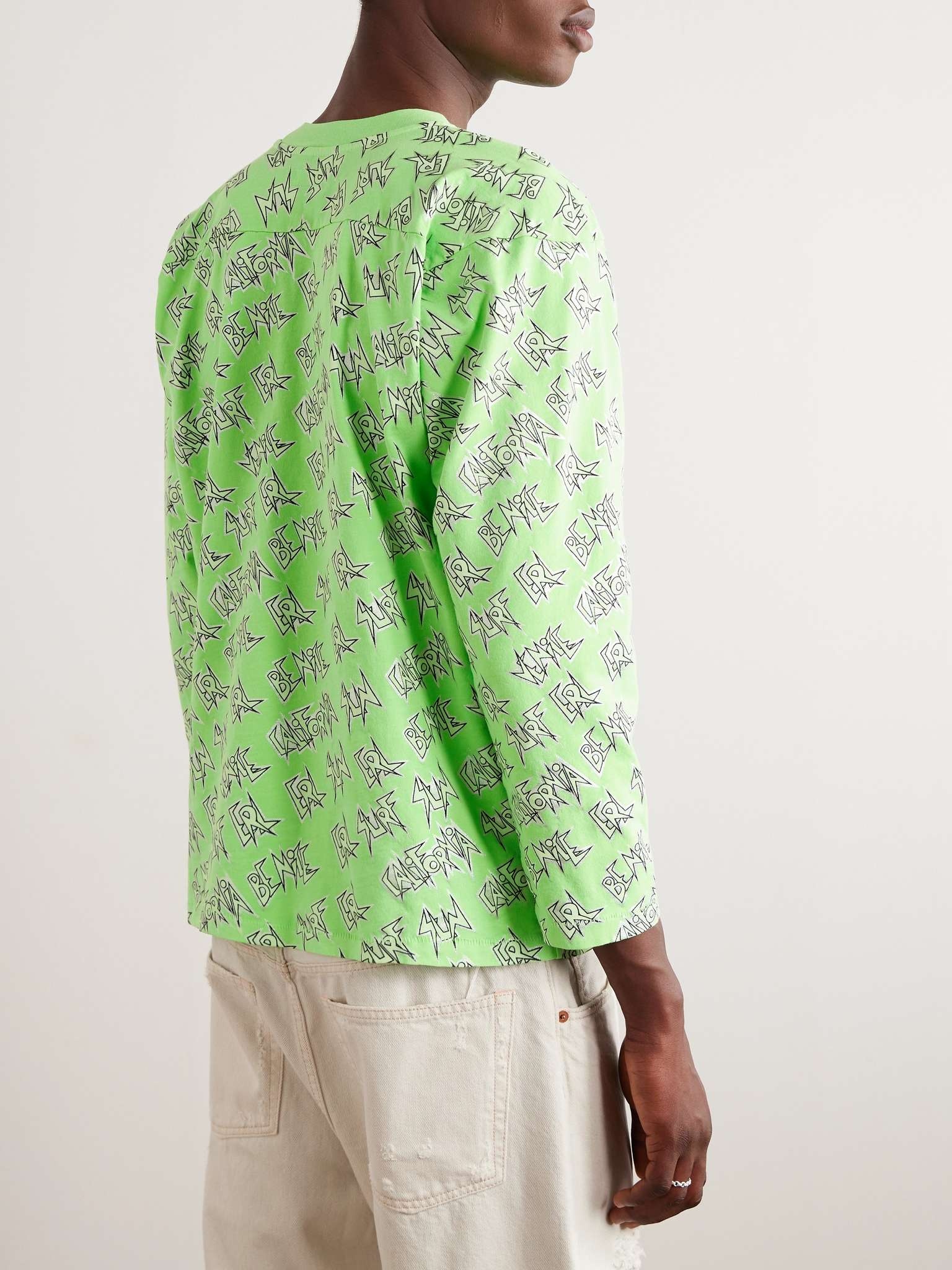 Slim-Fit Printed Cotton-Jersey T-Shirt - 3