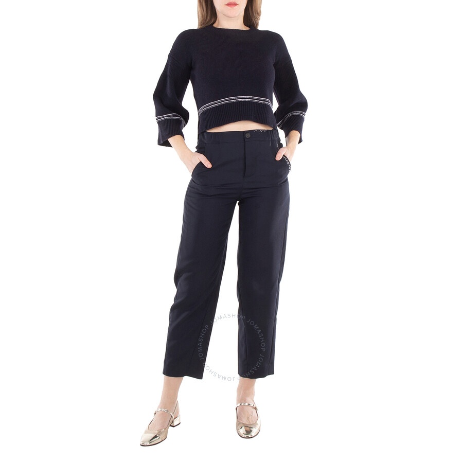 Marni Contrasting-Trim Virgin Wool Crew-Neck Jumper - 4