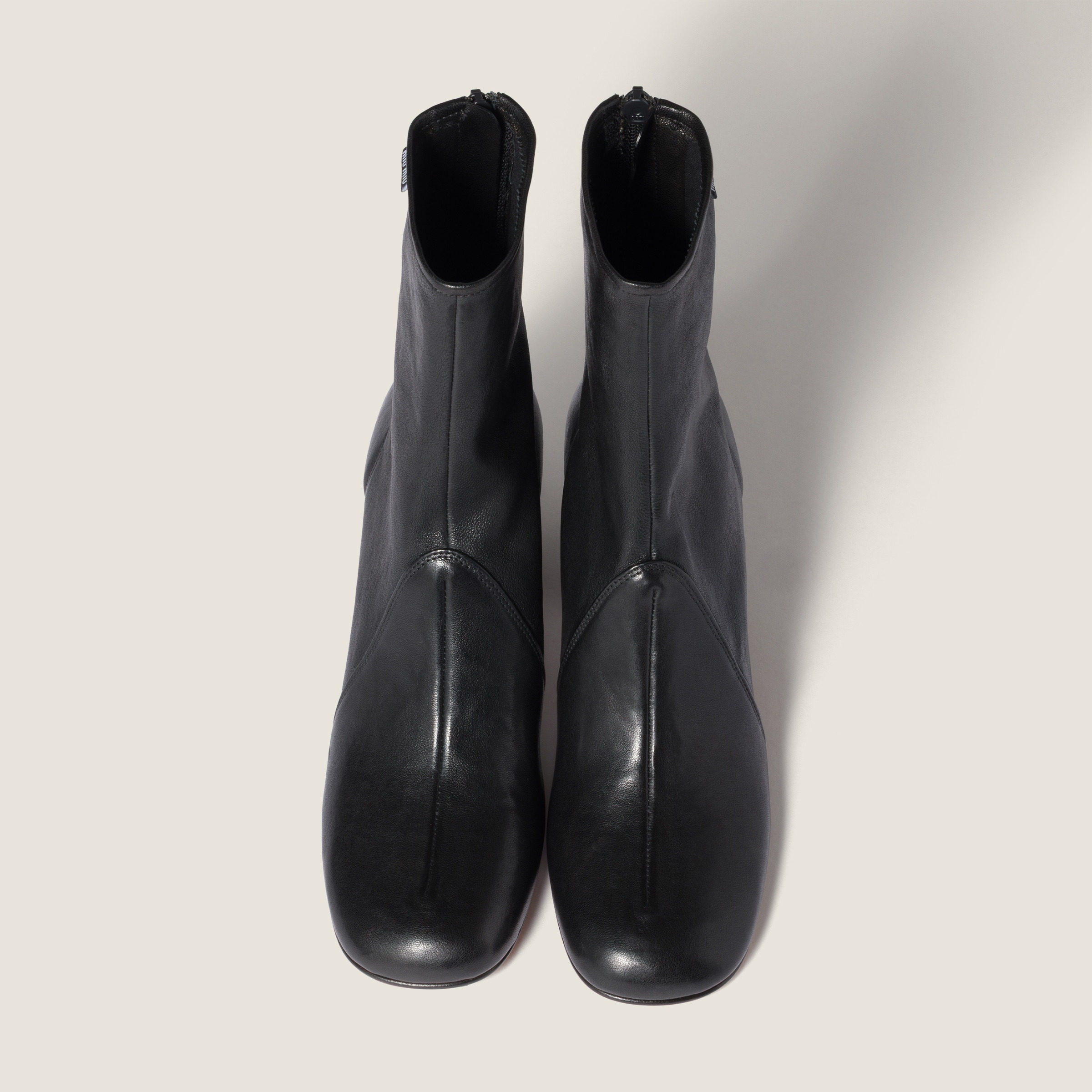 Nappa leather booties - 4