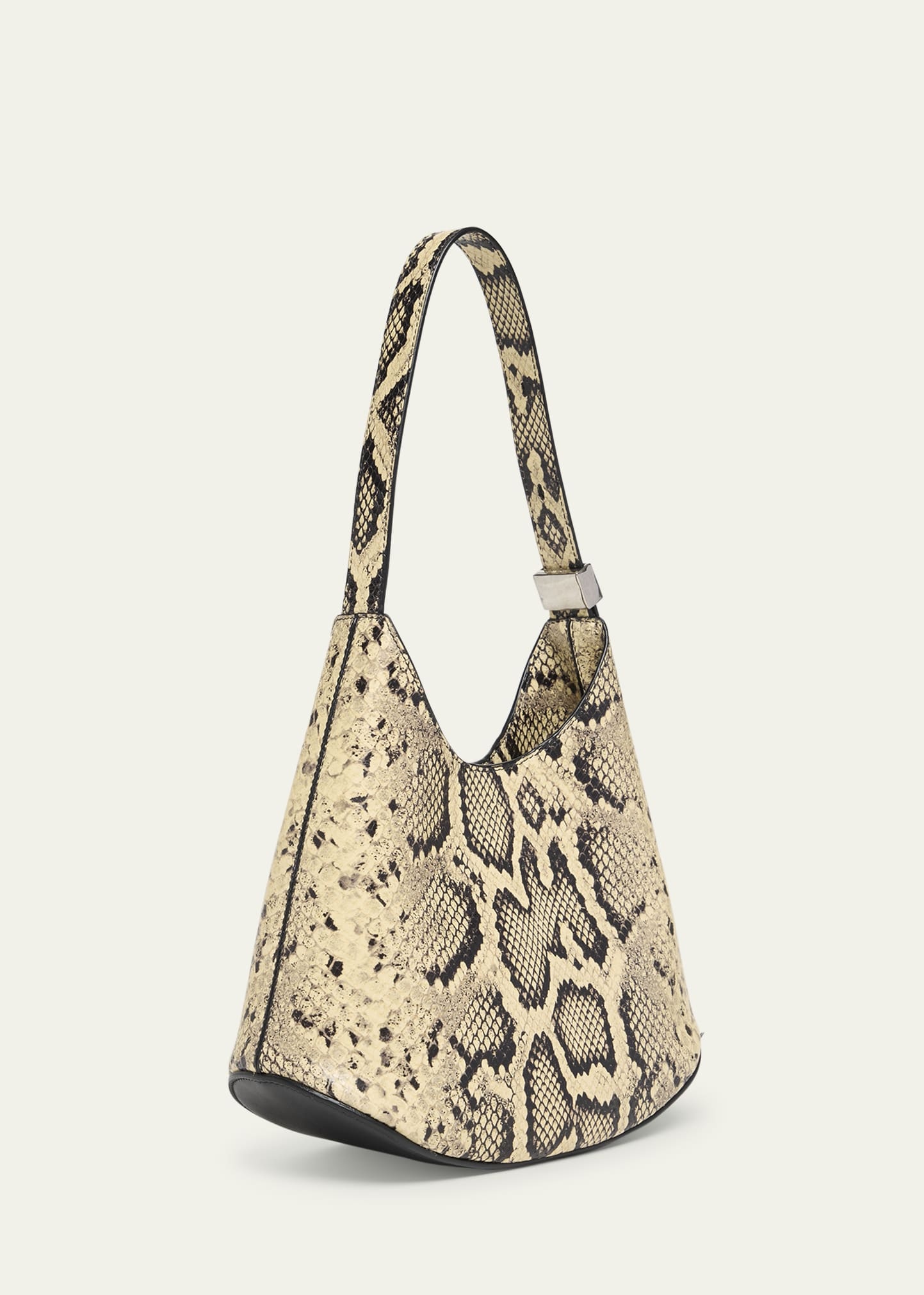 Eldorado Small Python-Embossed Leather Hobo Bag - 3