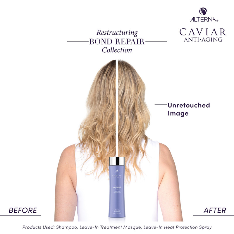 Alterna CAVIAR Anti-Aging Restructuring Bond Repair Shampoo 8.5 oz 4
