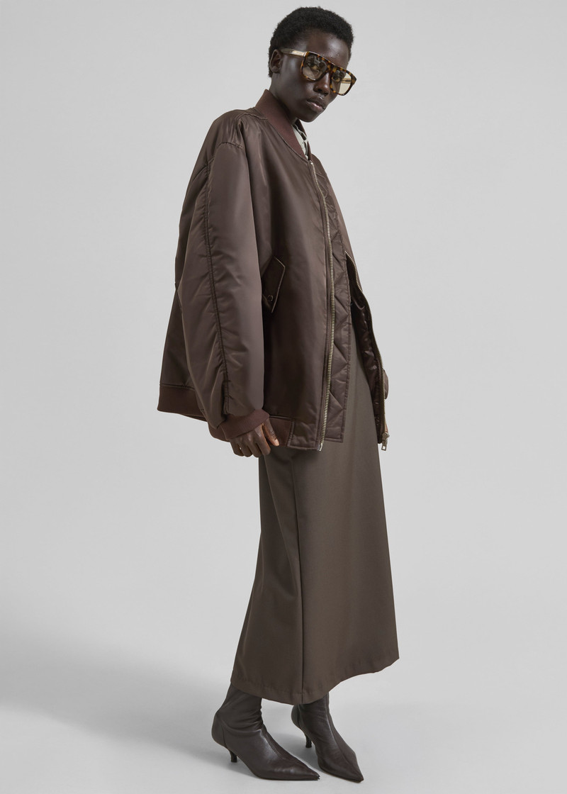 Astra Bomber Jacket - Brown 3