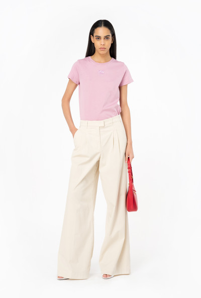 PINKO WIDE-LEG CAVALRY FABRIC TROUSERS outlook