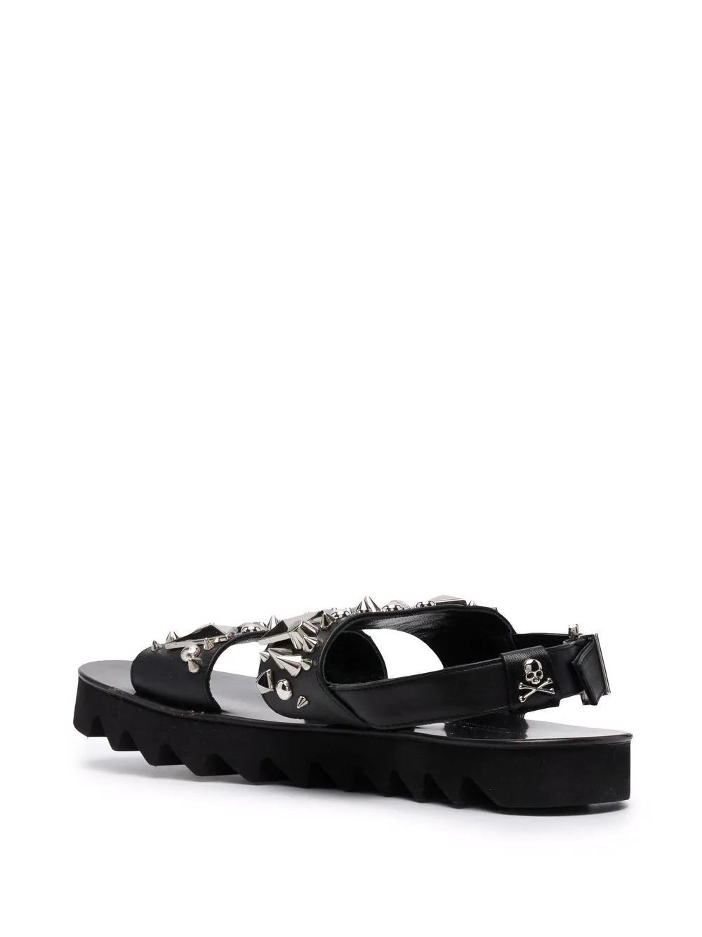 studded leather sandals - 3