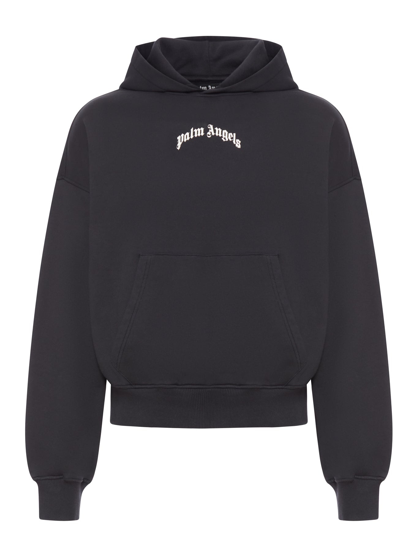SWEATSHIRT WITH CURVED LOGO - 1