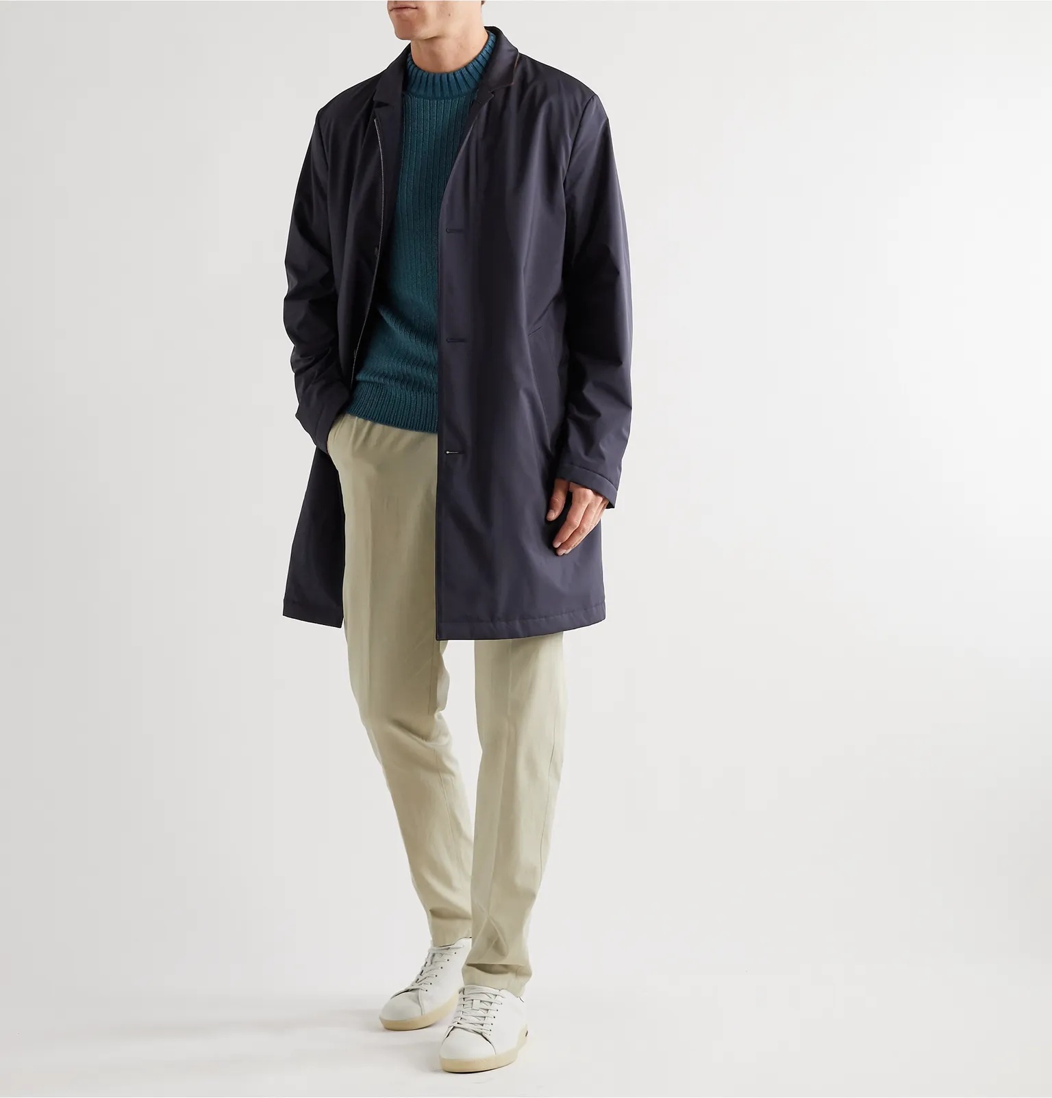 Windmate Suede-Trimmed Storm System Nylon Overcoat - 2