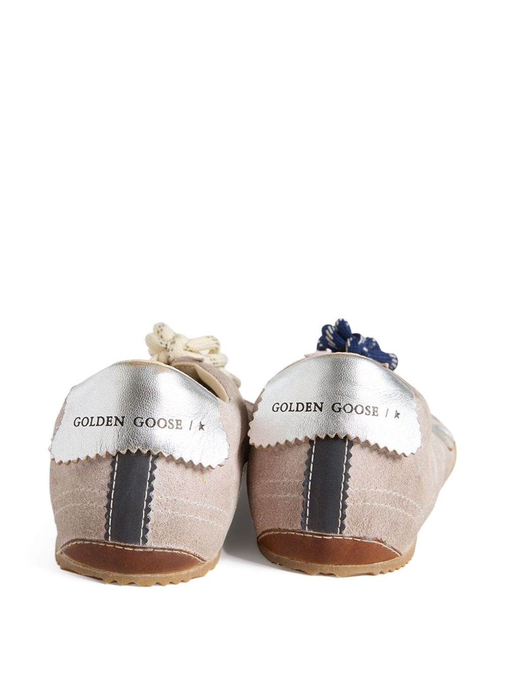 star-patch low-top sneakers - 3