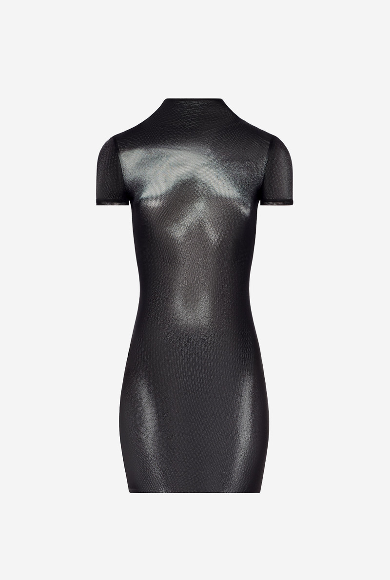 THE SHORT SILVER BODY DUST DRESS 5