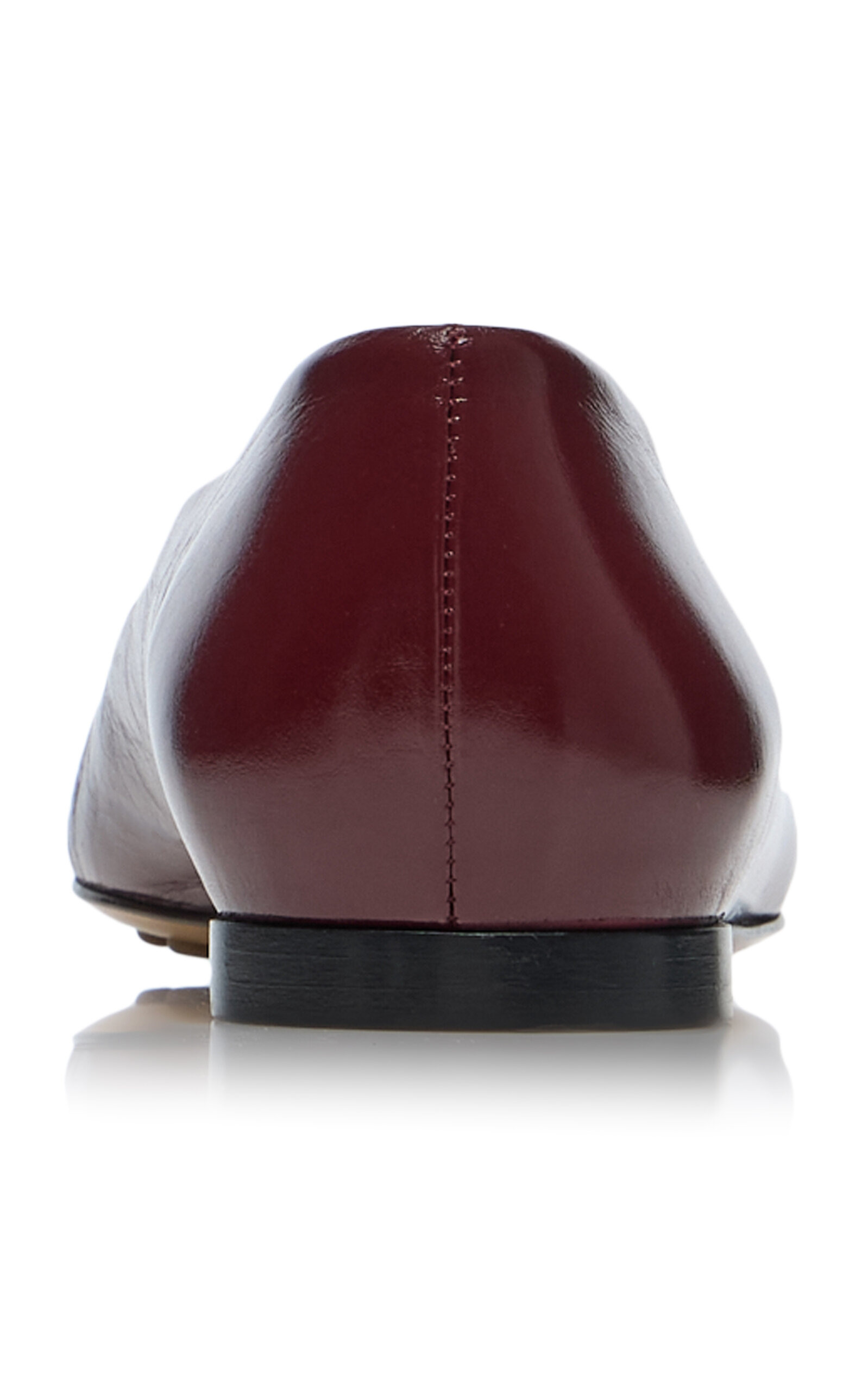 Cushion Lux Leather Flats burgundy - 4