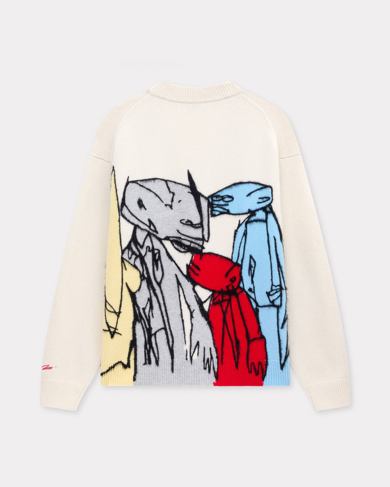 KENZO 'Kenzo x Futura 2000' cardigan in wool outlook