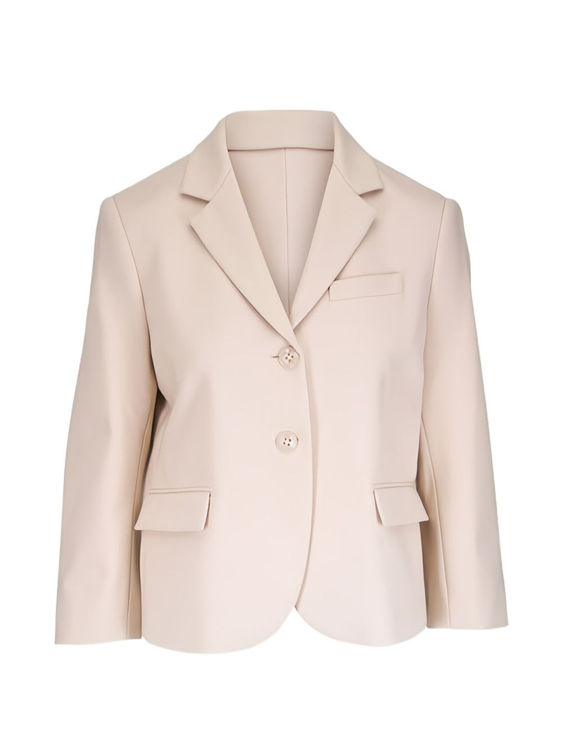 notched lapel button blazer 1