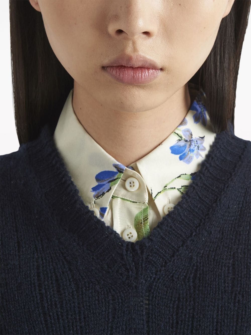 floral-print shirt - 5