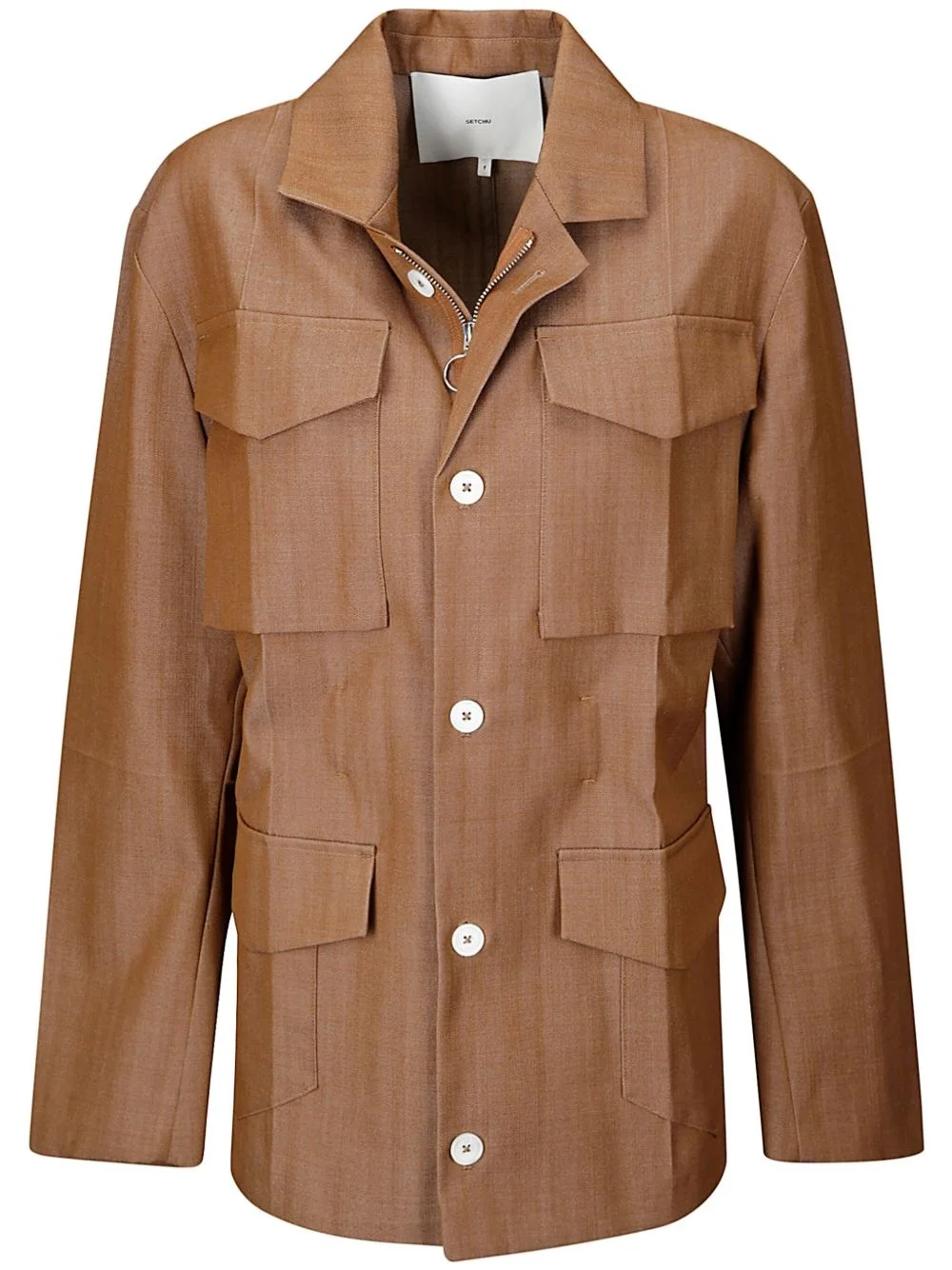 button-down blazer - 1