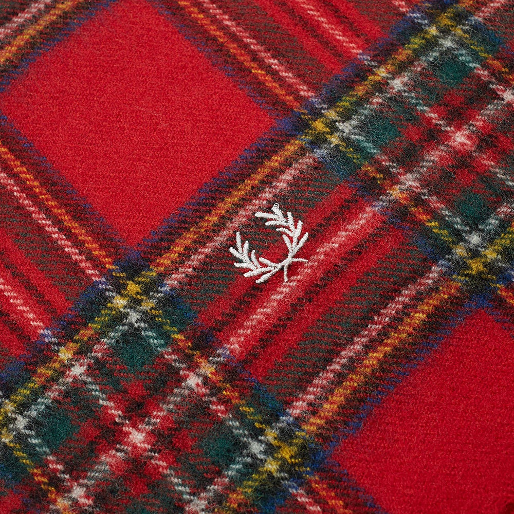 Fred Perry Royal Stewart Tartan Scarf - 2