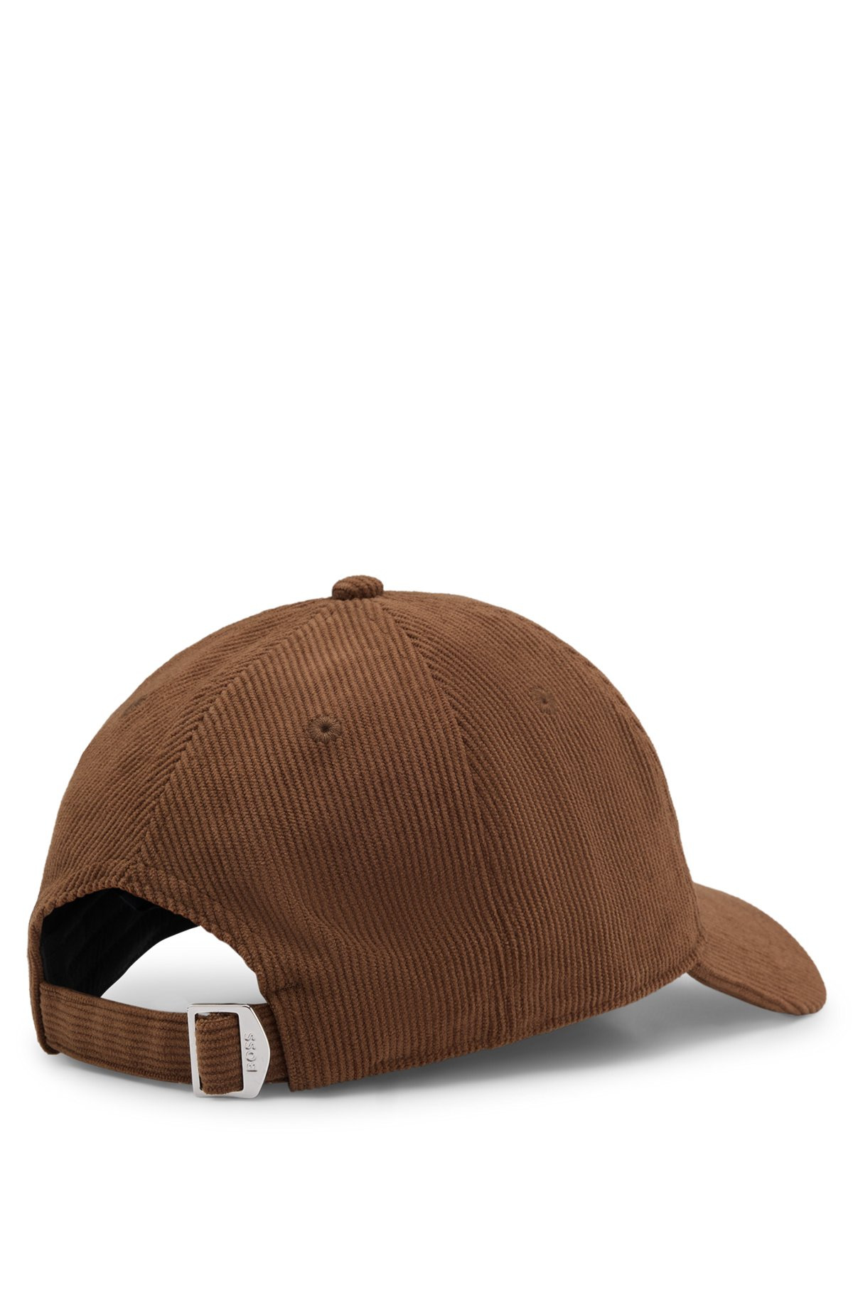 CORDUROY CAP WITH EMBROIDERED LOGO - 3