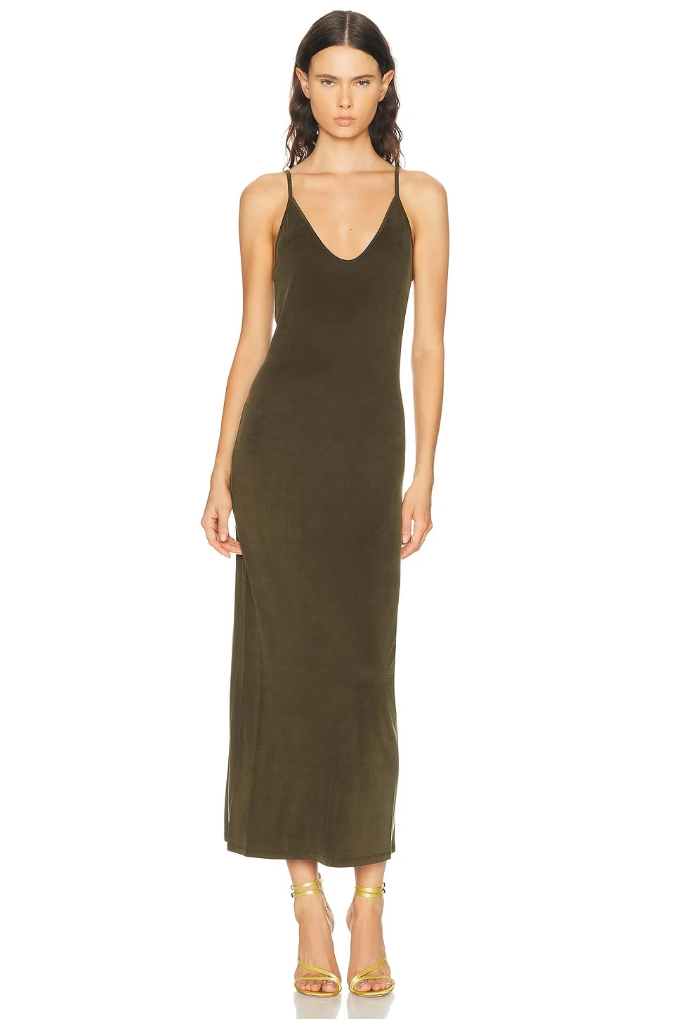 Washed Jersey Tank Dress - 1