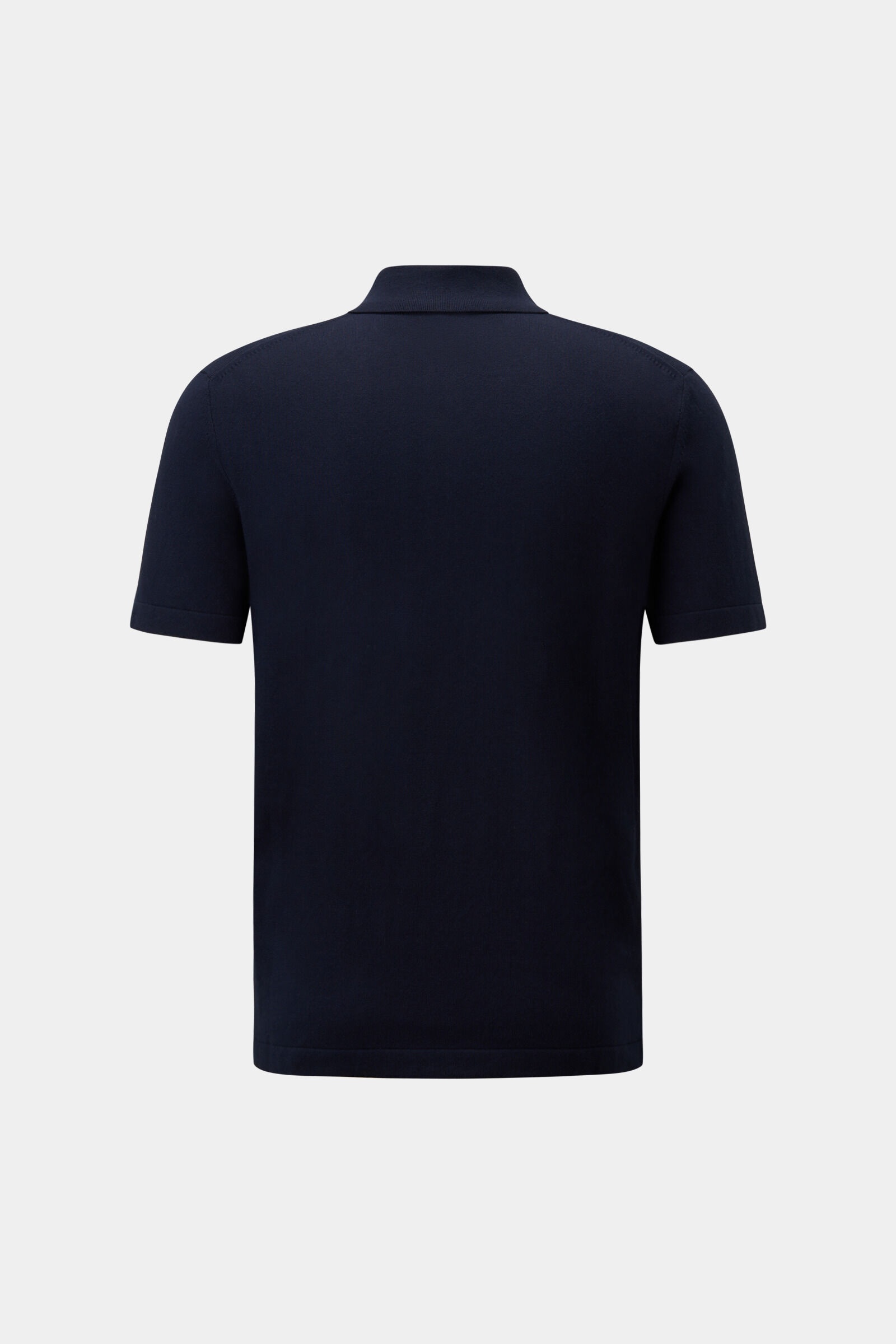 Laine knitted polo shirt in Navy blue - 6
