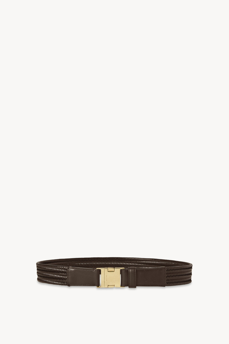 Alex Woven Belt in Leather 1