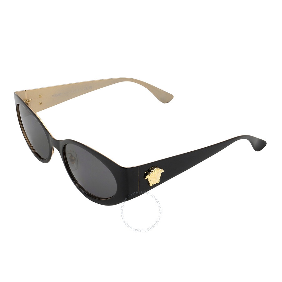 Versace Dark Grey Oval Men's Sunglasses VE2263 143387 56 - 4