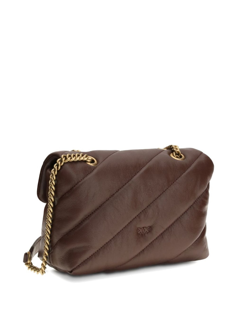 PINKO Love quilted chain leather shoulder bag outlook