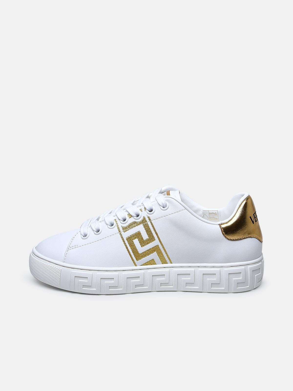 WHITE LEATHER SNEAKERS - 3