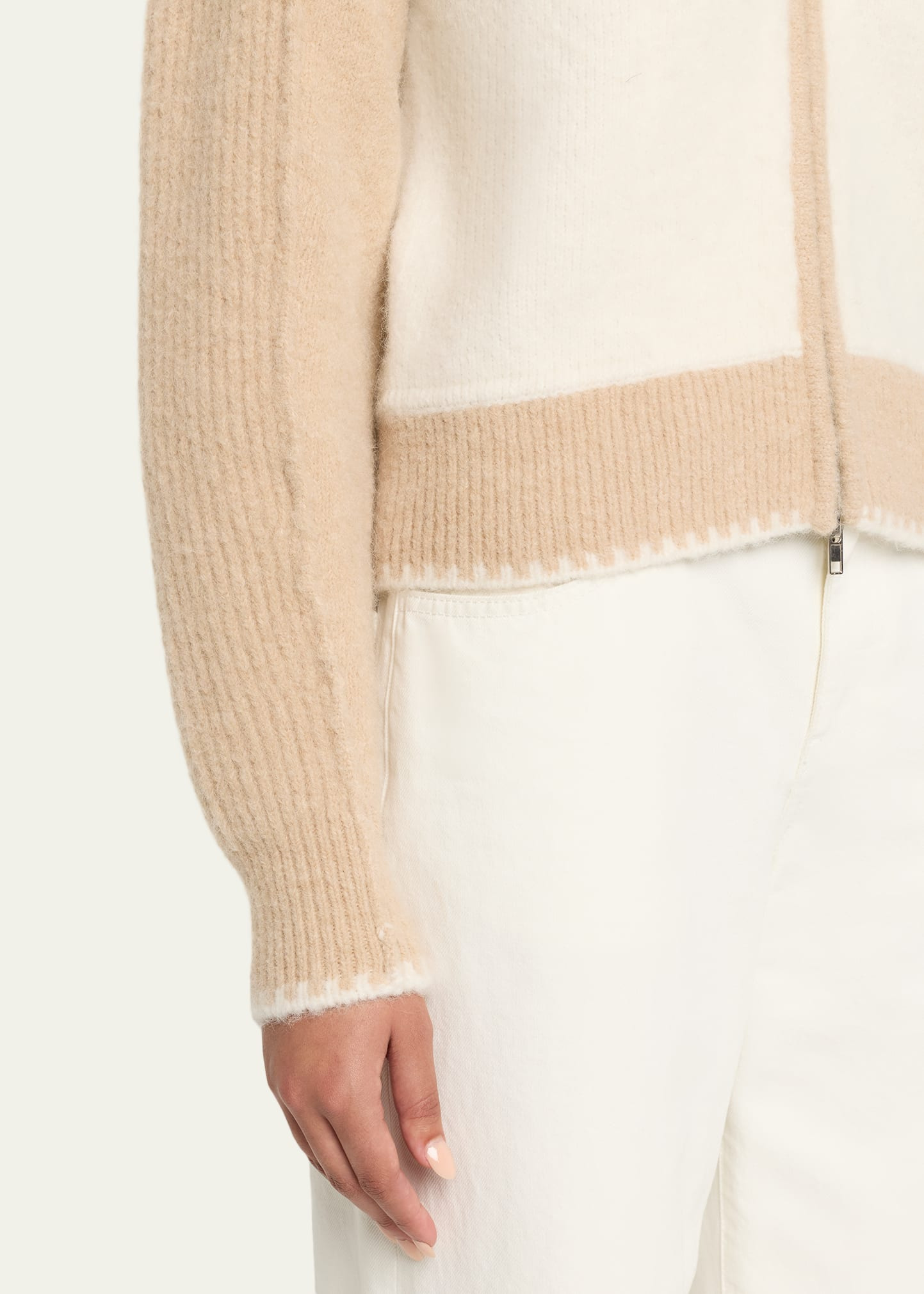 Zip Wool-Blend Cardigan - 5