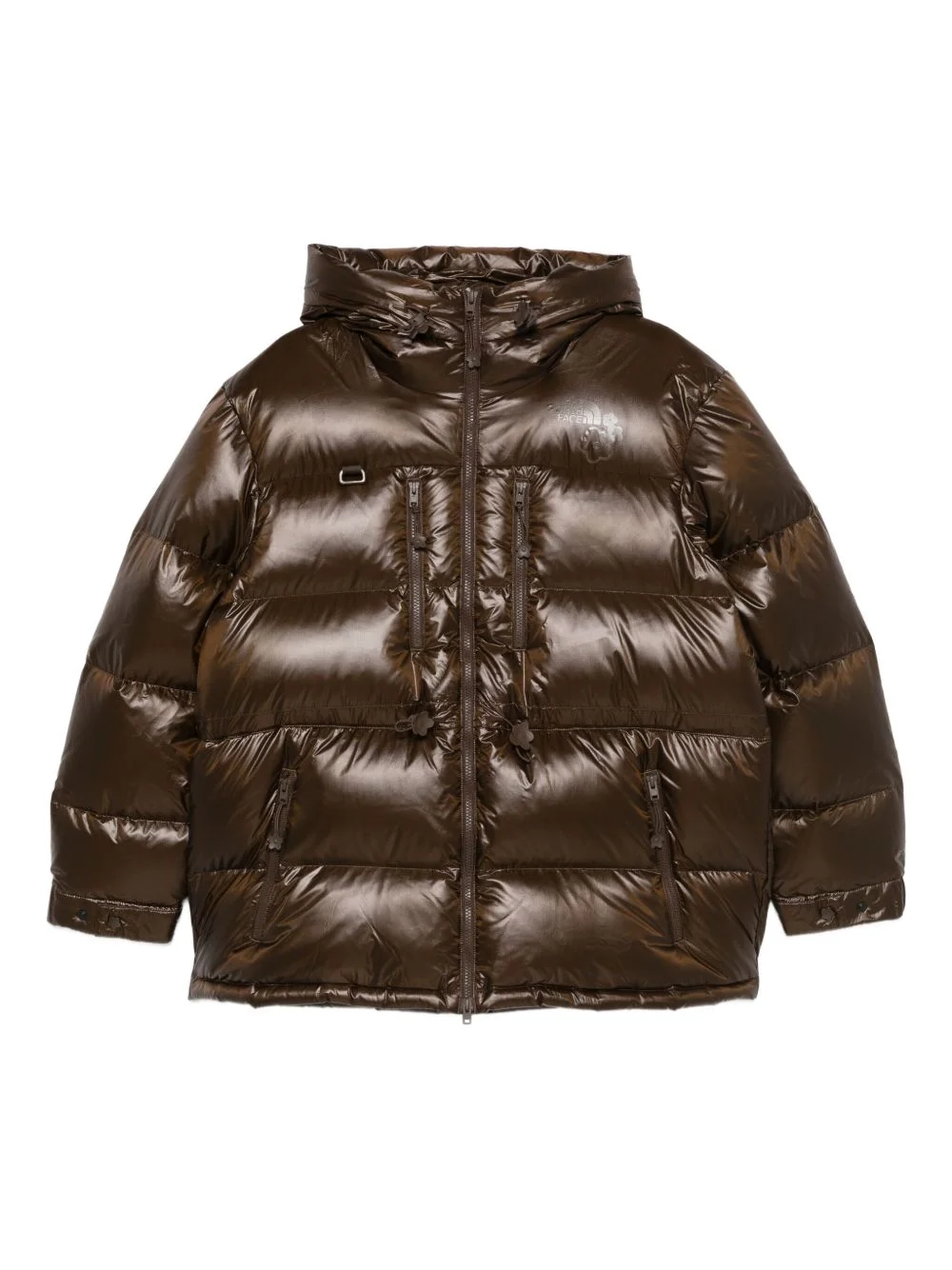 x The North Face zip padded coat - 1