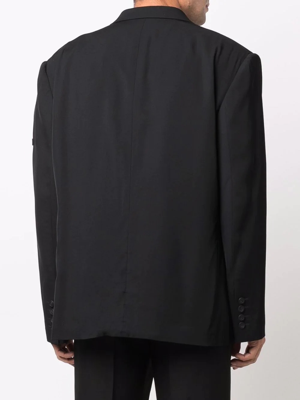 washed button-front jacket - 5