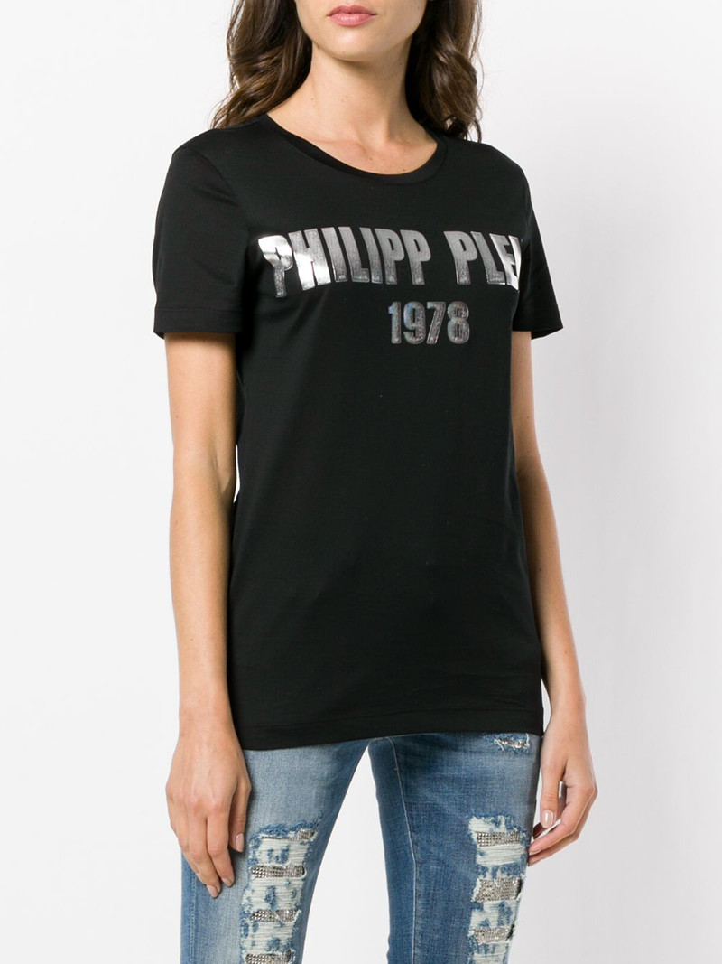 metallic 1978 logo T-shirt 3