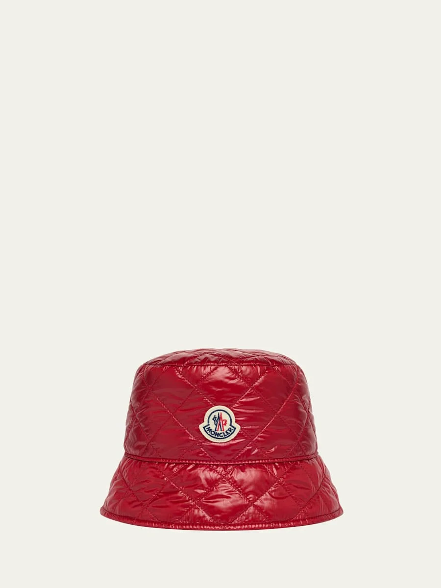 Quilted Logo Bucket Hat - 1