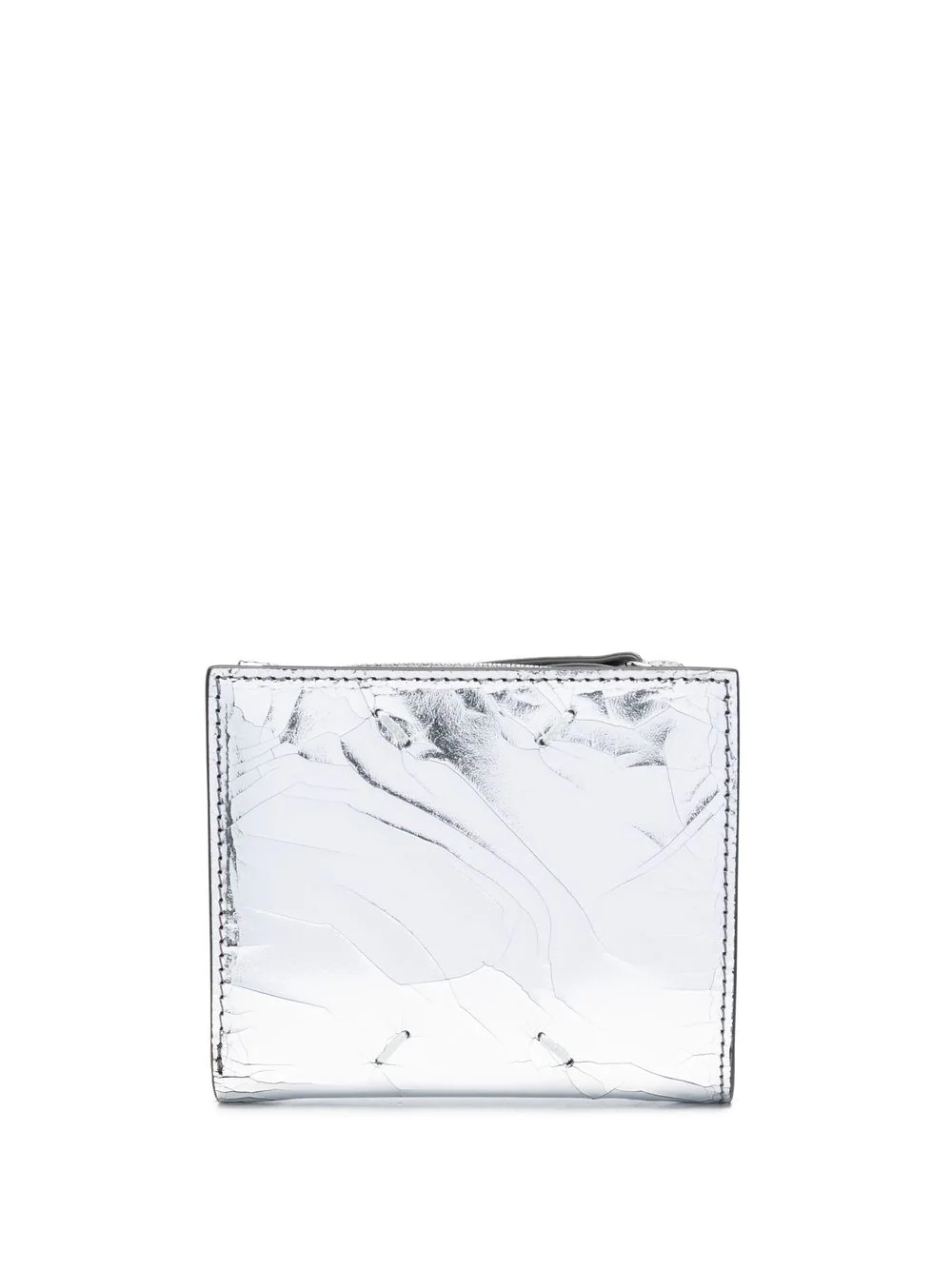 metallic-leather bi-fold wallet - 2