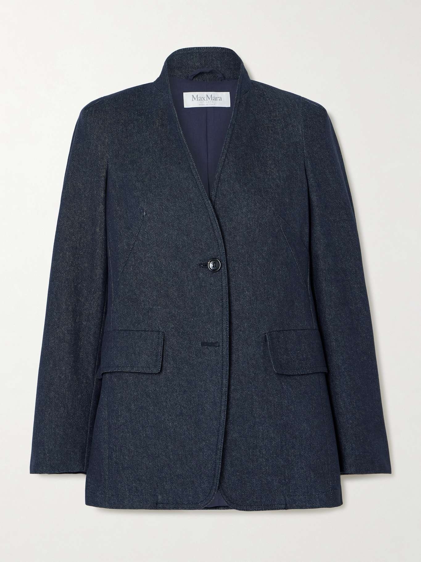 25SS new/Max Mara ベアトリスデニムブレザー Blazer Navy Max Mara Beatrice denim blazer Navy | netaporter | REVERSIBLE