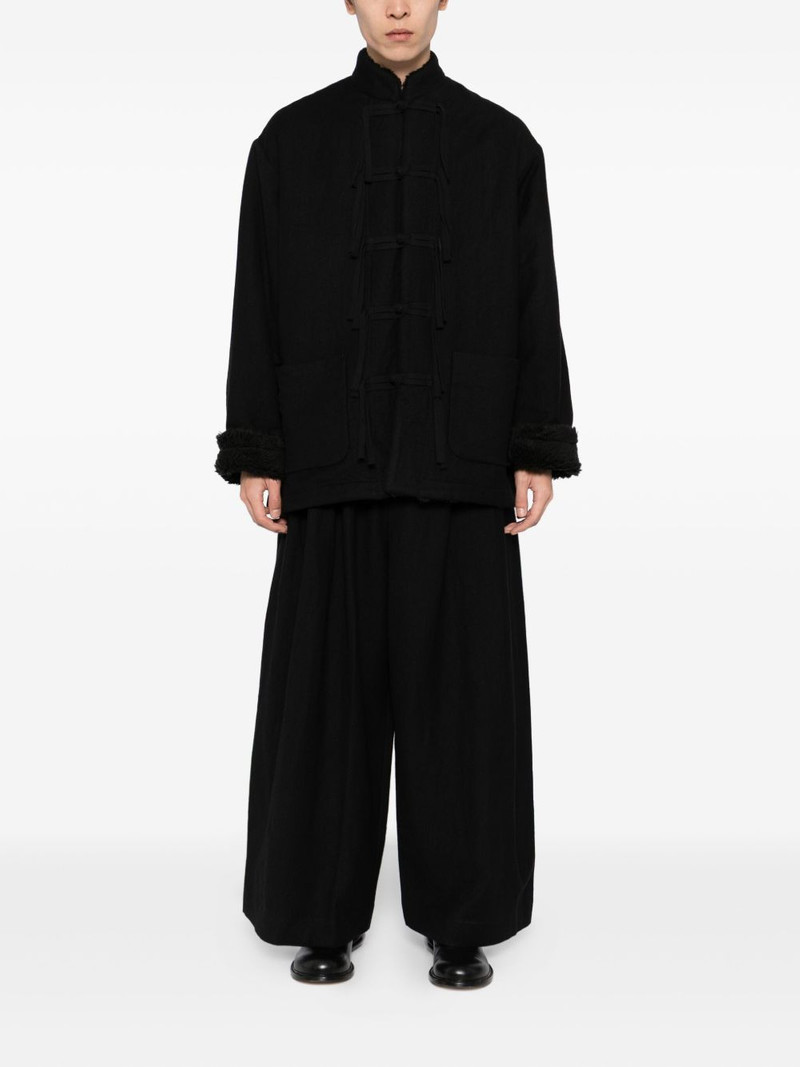 UMA WANG pleated wide-leg trousers outlook