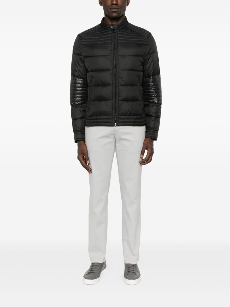 BOSS quilted panelled jacket outlook