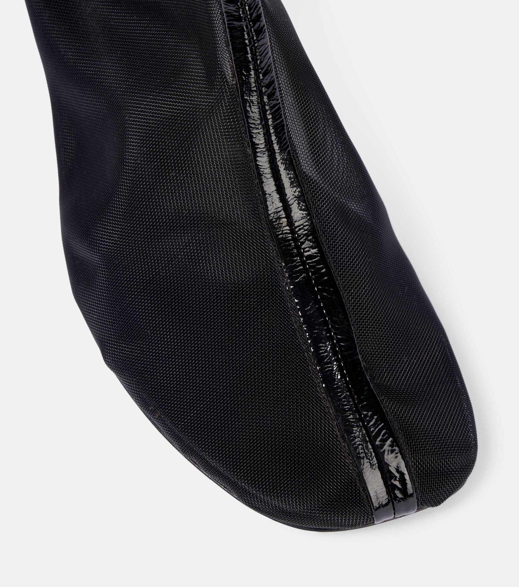 Vapour mesh knee-high boots - 5