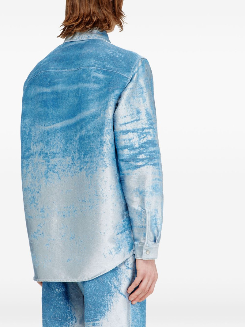 D-Kelmar denim-effect shirt 4
