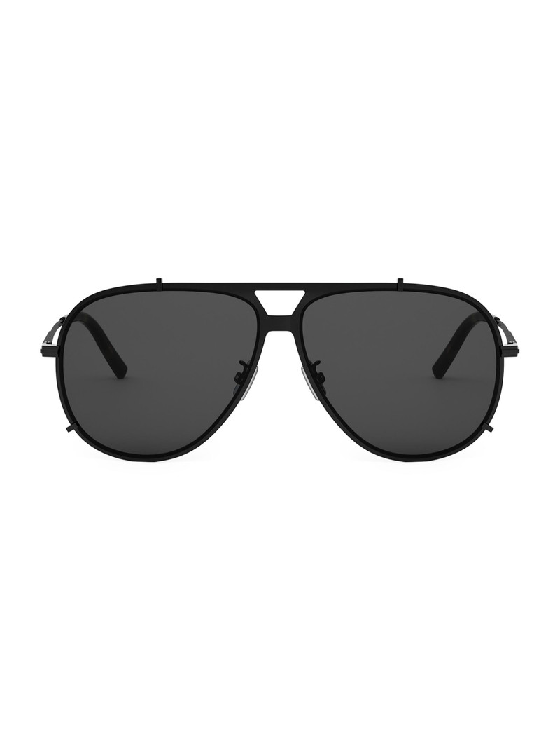 Men's DiorBlackSuit AU 59MM Pilot Sunglasses - Black Black 1