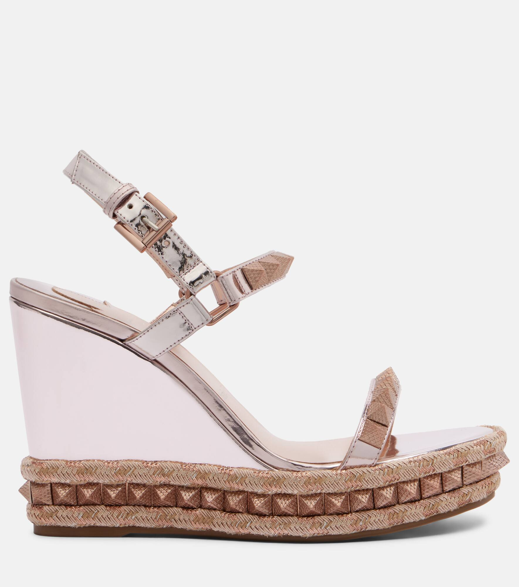 Pyraclou 100 leather espadrille sandals - 4